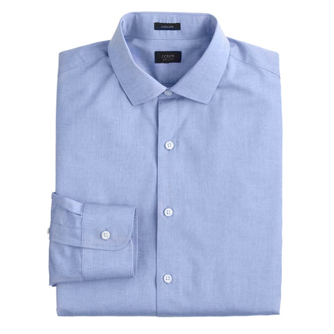 Ludlow Spread-Collar Shirt in Cotton-Linen