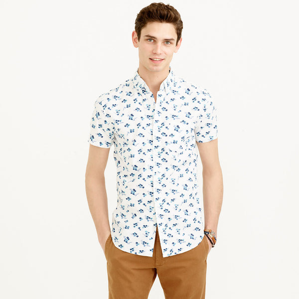 Secret Wash Short-Sleeve Shirt in Seaport Floral